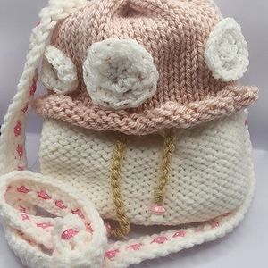 Handmade mushroom purse.